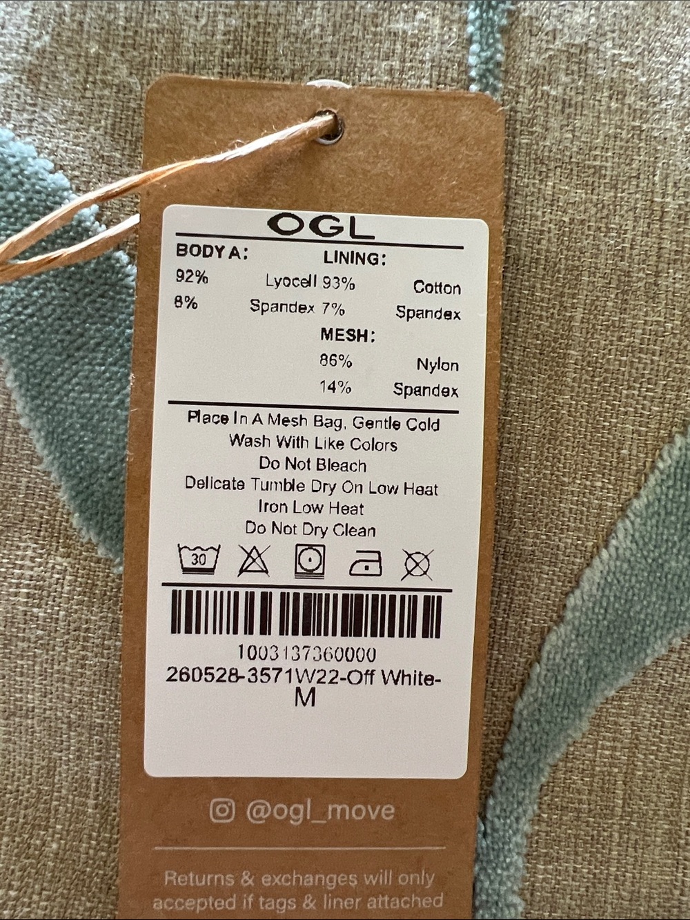 OGL Cream Halter-Style Tank Top - Picture 2 of 5